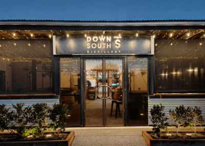 Down South Cellar Door Front Entrance at night